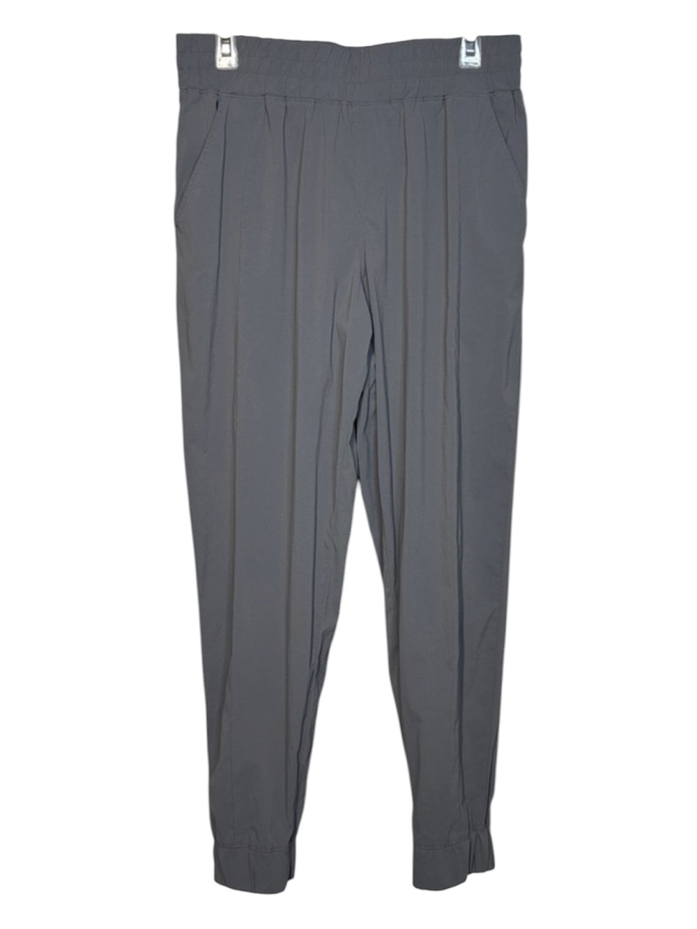 Columbia Omni-Shade Nylon Elastic-Waist Drawstring Pull-On Jogger Pant Gray Lg